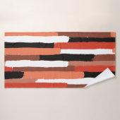 Pinselstriche, geometrisch, nahtlos badehandtuch (Badehandtuch)