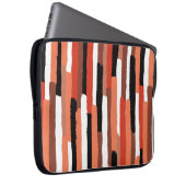 Pinselstriche, geometrisch, nahtlos laptopschutzhülle (Vorne Rechts)