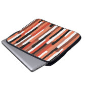 Pinselstriche, geometrisch, nahtlos laptopschutzhülle (Vorne Knopf)