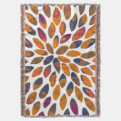 Pinselstriche in Aquarellfarben - Rosteffekt Decke (Vorderseite Vertikal)