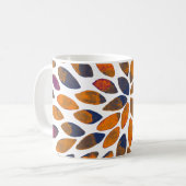 Pinselstriche in Aquarellfarben - Rosteffekt Kaffeetasse (Vorderseite Links)