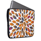 Pinselstriche in Aquarellfarben - Rosteffekt Laptopschutzhülle (Vorne Rechts)