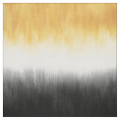 Pinselstriche in Gelb und Schwarz Schlaganfall Mod Stoff (Muster)