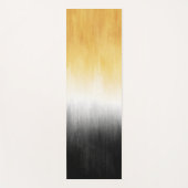 Pinselstriche in Gelb und Schwarz Schlaganfall Mod Yogamatte (Vorderseite)