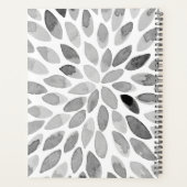 Pinselstriche in Schwarzweiß Planer (Rückseite)