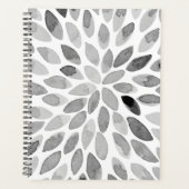 Pinselstriche in Schwarzweiß Planer (Vorderseite)