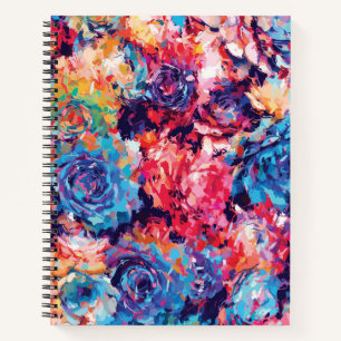 Pinselstriche Inspiriert Notizblock