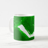 Pinselstriche Kaffeetasse (Vorderseite Links)