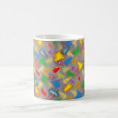 Pinselstriche Kaffeetasse (Mittel)