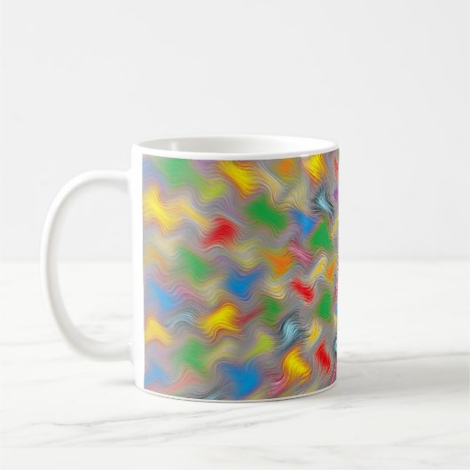 Pinselstriche Kaffeetasse (Links)