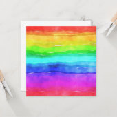 Pinselstriche Karte (Vorderseite/Rückseite Beispiel)