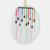 Pinselstriche Keramik Ornament (Rechts)