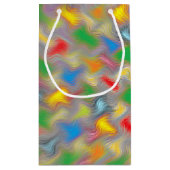 Pinselstriche Kleine Geschenktüte (Rückseite)