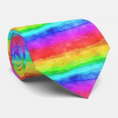 Pinselstriche Krawatte (Gerollt)