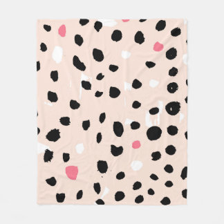 Pinselstriche: künstlerische Textur Fleecedecke