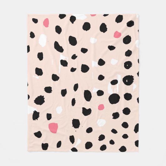 Pinselstriche: künstlerische Textur Fleecedecke (Vorderseite)