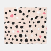 Pinselstriche: künstlerische Textur Fleecedecke (Vorderseite (Horizontal))