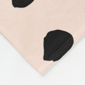 Pinselstriche: künstlerische Textur Fleecedecke (Ecke)