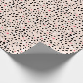 Pinselstriche: künstlerische Textur Geschenkpapier (Ecke)