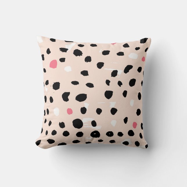 Pinselstriche: künstlerische Textur Kissen (Vorderseite)