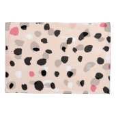 Pinselstriche: künstlerische Textur Kissenbezug (Rückseite)