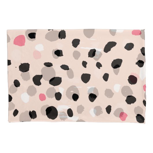 Pinselstriche: künstlerische Textur Kissenbezug (Vorderseite)