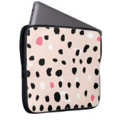 Pinselstriche: künstlerische Textur Laptopschutzhülle (Vorne Rechts)