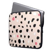 Pinselstriche: künstlerische Textur Laptopschutzhülle (Vorderseite Links)