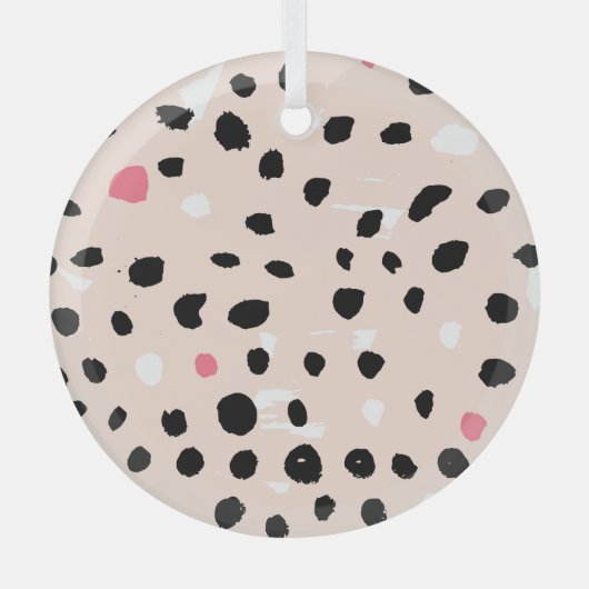 Pinselstriche: künstlerische Textur Ornament Aus Glas (Vorderseite)