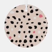 Pinselstriche: künstlerische Textur Ornament Aus Glas (Rückseite)