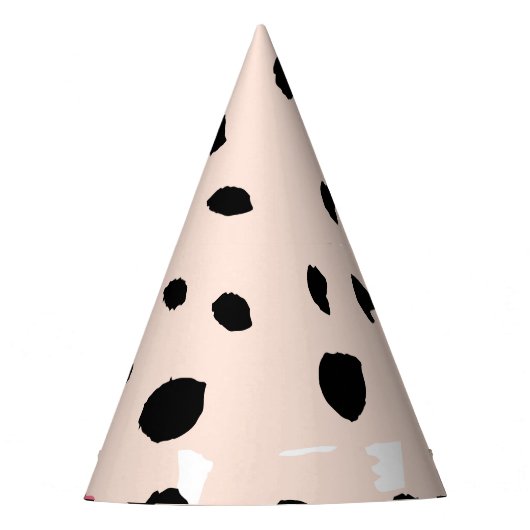 Pinselstriche: künstlerische Textur Partyhütchen (Vorderseite)