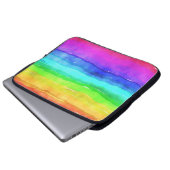 Pinselstriche Laptopschutzhülle (Vorne Knopf)