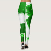 Pinselstriche Leggings (Rückseite)