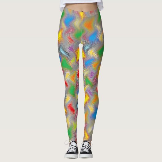 Pinselstriche Leggings (Vorderseite)