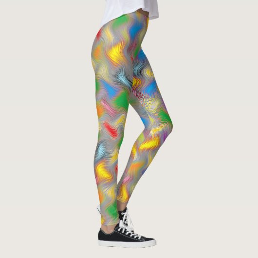 Pinselstriche Leggings (Rechts)