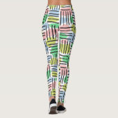 Pinselstriche Leggings (Rückseite)