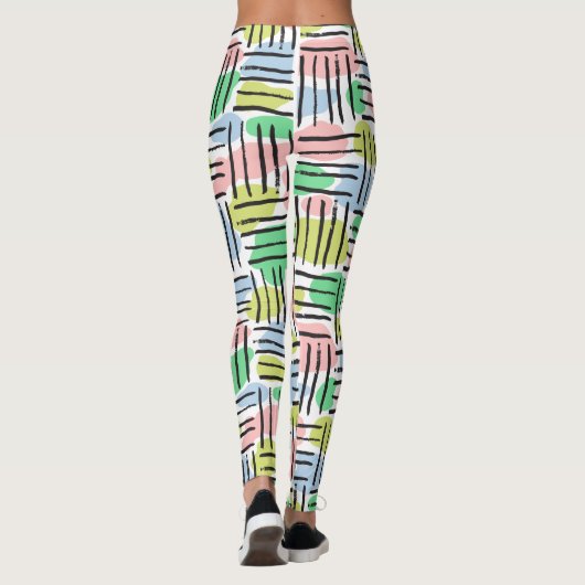 Pinselstriche Leggings (Rückseite)