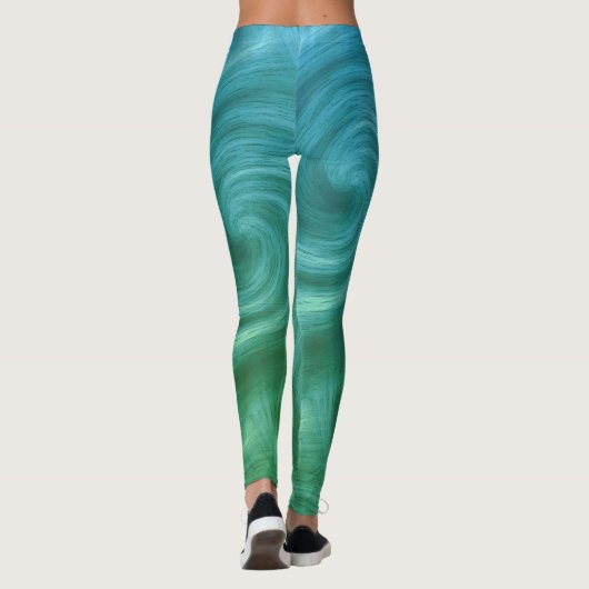 Pinselstriche Leggings (Rückseite)