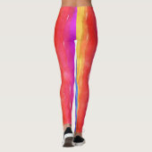 Pinselstriche Leggings (Rückseite)