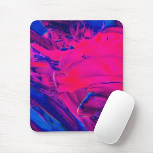 Pinselstriche, lila und rosa gestrichen mousepad (Mit Mouse)