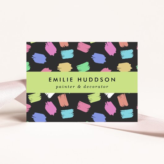 Pinselstriche, Maler, Malerei, Dekorator Visitenkarte