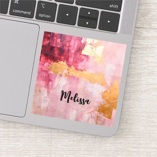 Pinselstriche mit künstlerischen Pinselstrichen Go Aufkleber (Detail)