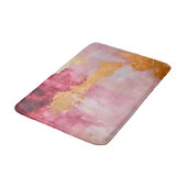 Pinselstriche mit künstlerischen Pinselstrichen Go Badematte (Schrägansicht)