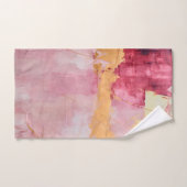 Pinselstriche mit künstlerischen Pinselstrichen Go Badhandtuch Set (Handtuch)