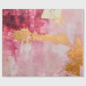 Pinselstriche mit künstlerischen Pinselstrichen Go Geschenkpapier (Flach)