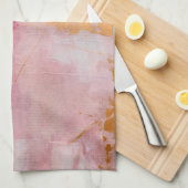 Pinselstriche mit künstlerischen Pinselstrichen Go Geschirrtuch (Viertel Falte)