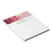 Pinselstriche mit künstlerischen Pinselstrichen Go Notizblock (angewinkelt)