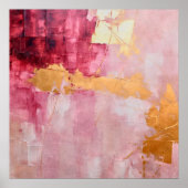 Pinselstriche mit künstlerischen Pinselstrichen Go Poster (Vorne)