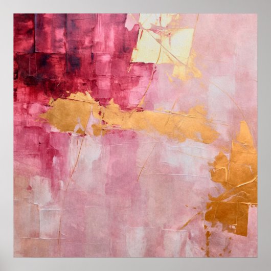 Pinselstriche mit künstlerischen Pinselstrichen Go Poster (Vorne)