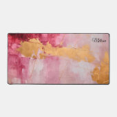 Pinselstriche mit künstlerischen Pinselstrichen Go Schreibtischunterlage (Vorderseite)